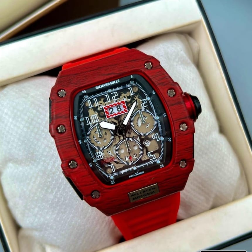 RICHARD MILLE MEN'S WATCH - DATE WORKING - MOST POPULAR MODEL - Jewelsoftime