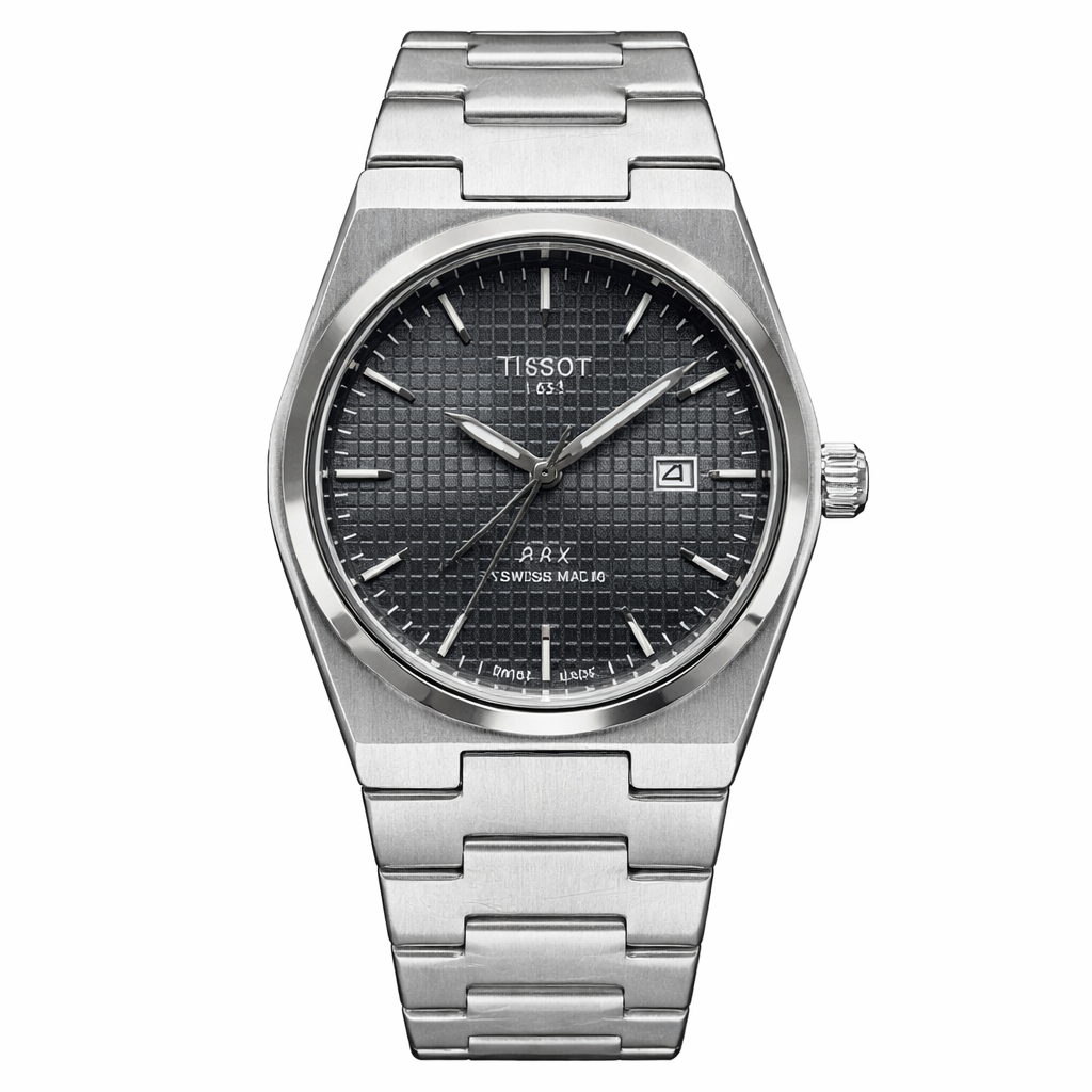 Tissot Prx Automatic Movement Mens Watch Skeleton Back Butterfly Master Lock - Jewelsoftime