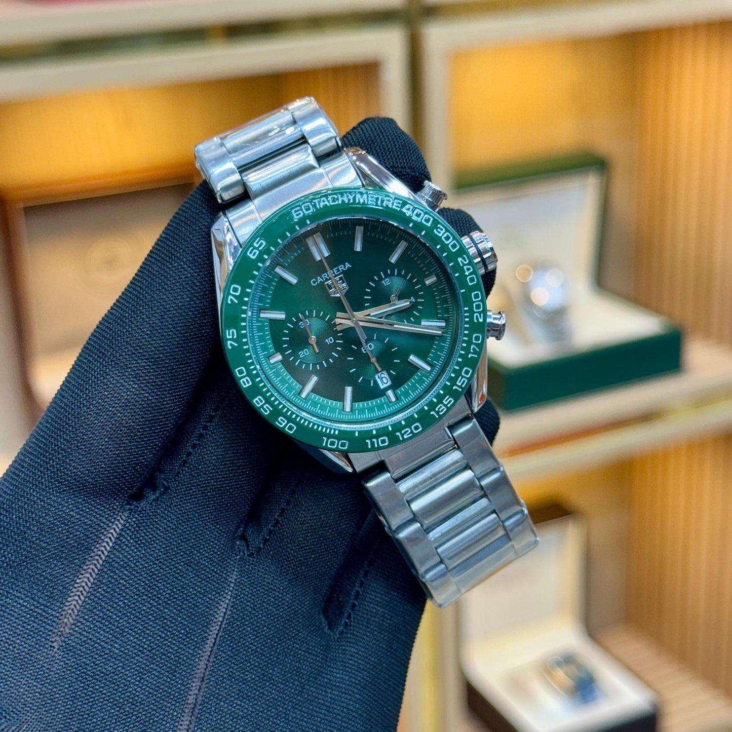 CARRERA CHRONOGRAPH WORKING - QUARTZ MOVEMENT - GREAT QUALITY MEN'S WATCH - BUSINESS EDITION - Jewelsoftime