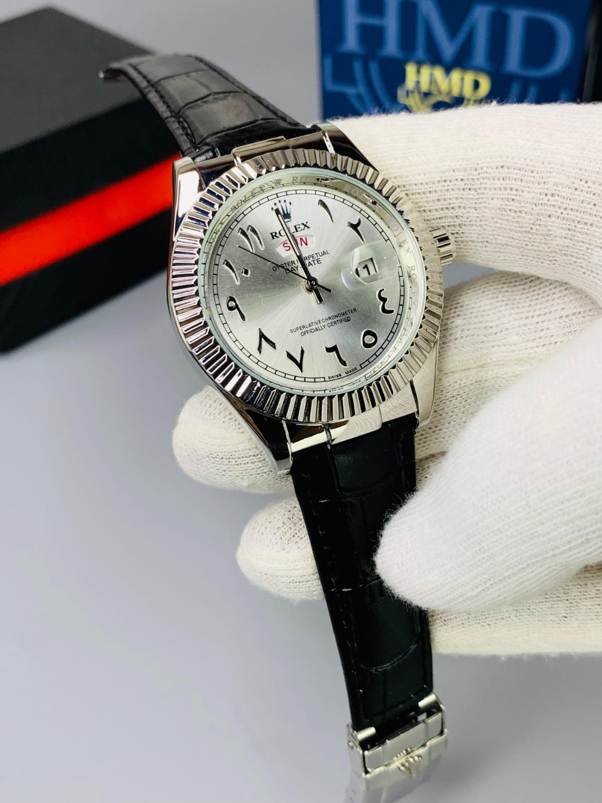 Rolex Arabic Men Watch Date Working - Jewelsoftime