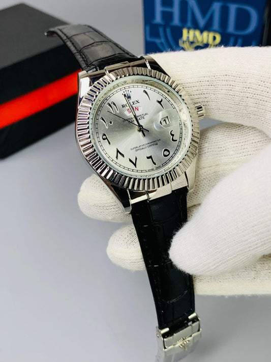 Rolex Arabic Men Watch Date Working - Jewelsoftime