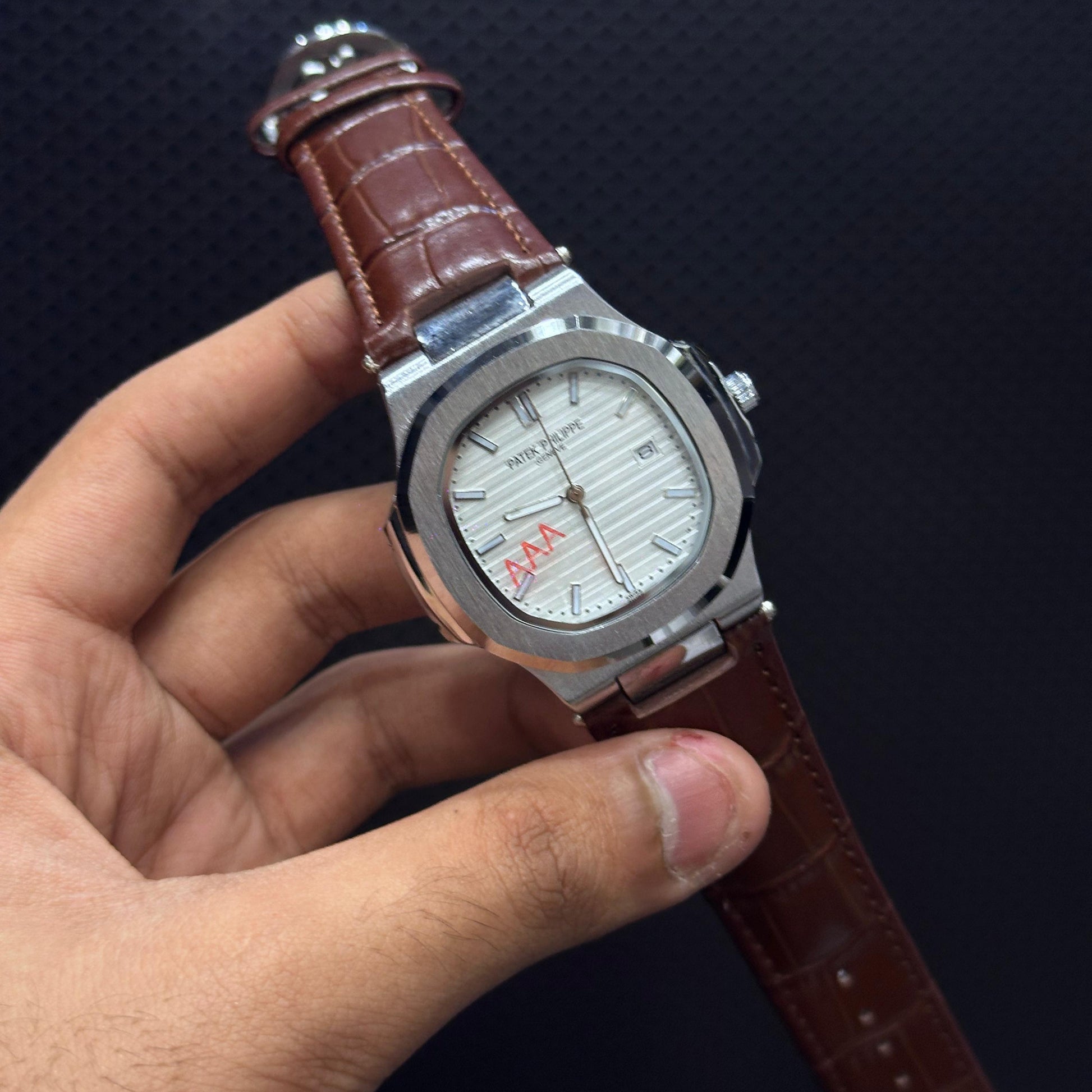 PATEK PHILIPPE-AUTOMATIC MOVEMENT MEN'S WATCH - Jewelsoftime