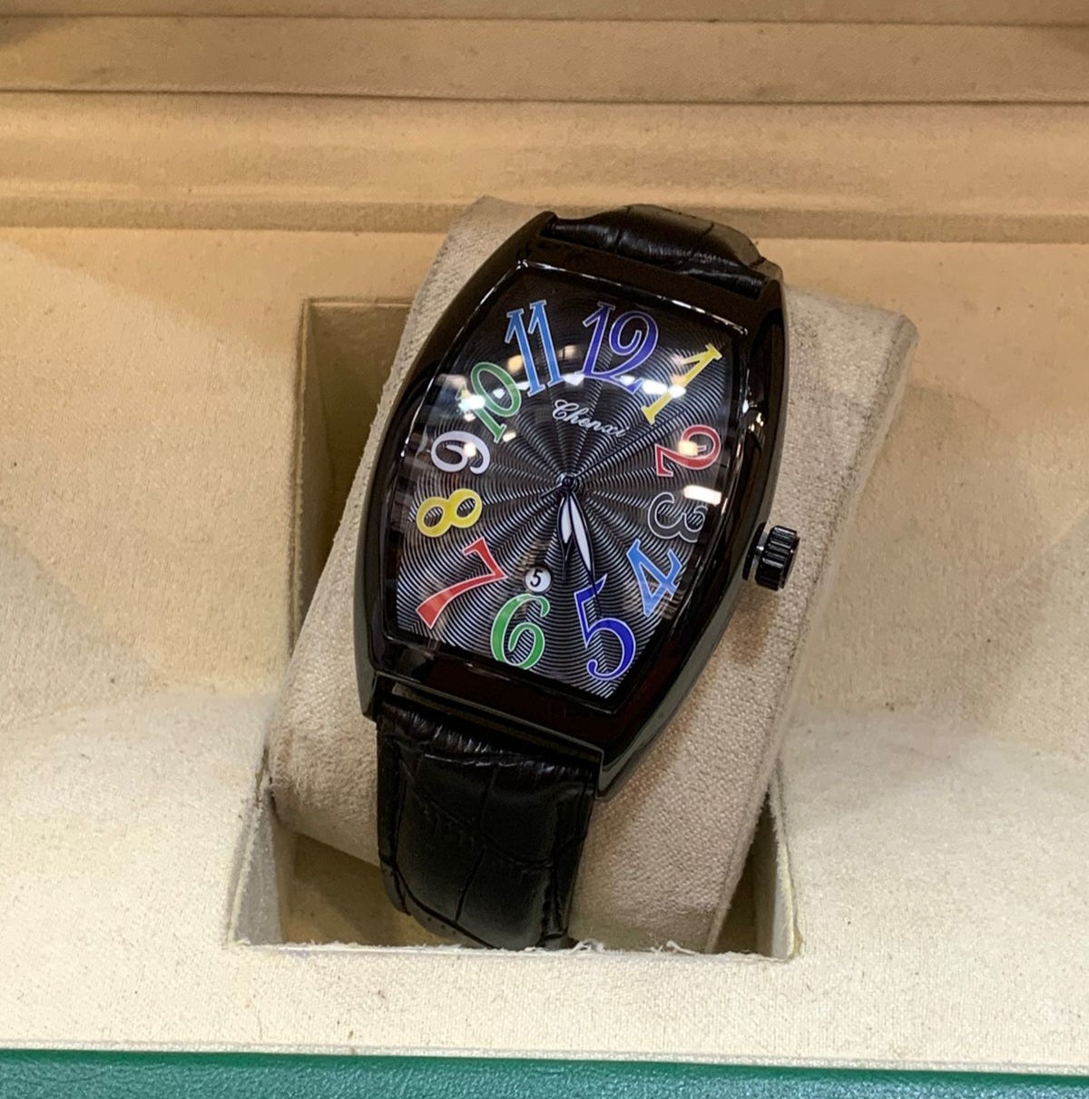 Chenxi 8217 Original-Men's Watch Leather Strap Date Working - Jewelsoftime