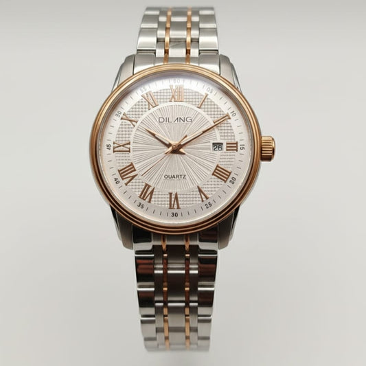 DILANG ORIGINAL-Men's Watch Date Working Stainless Steel Chain Japan Machine - Jewelsoftime