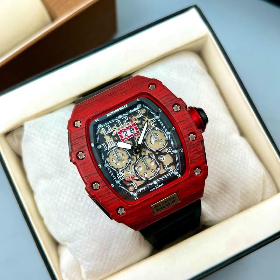 RICHARD MILLE MEN'S WATCH - DATE WORKING - MOST POPULAR MODEL - Jewelsoftime