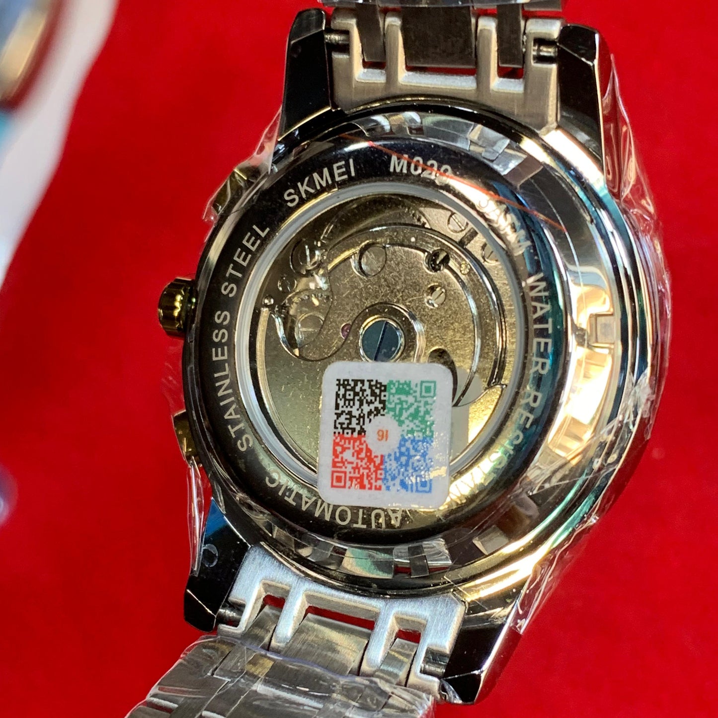 Skmei Skeleton Automatic Movement Men's Watch – Date Working Choreograph Working - Jewelsoftime