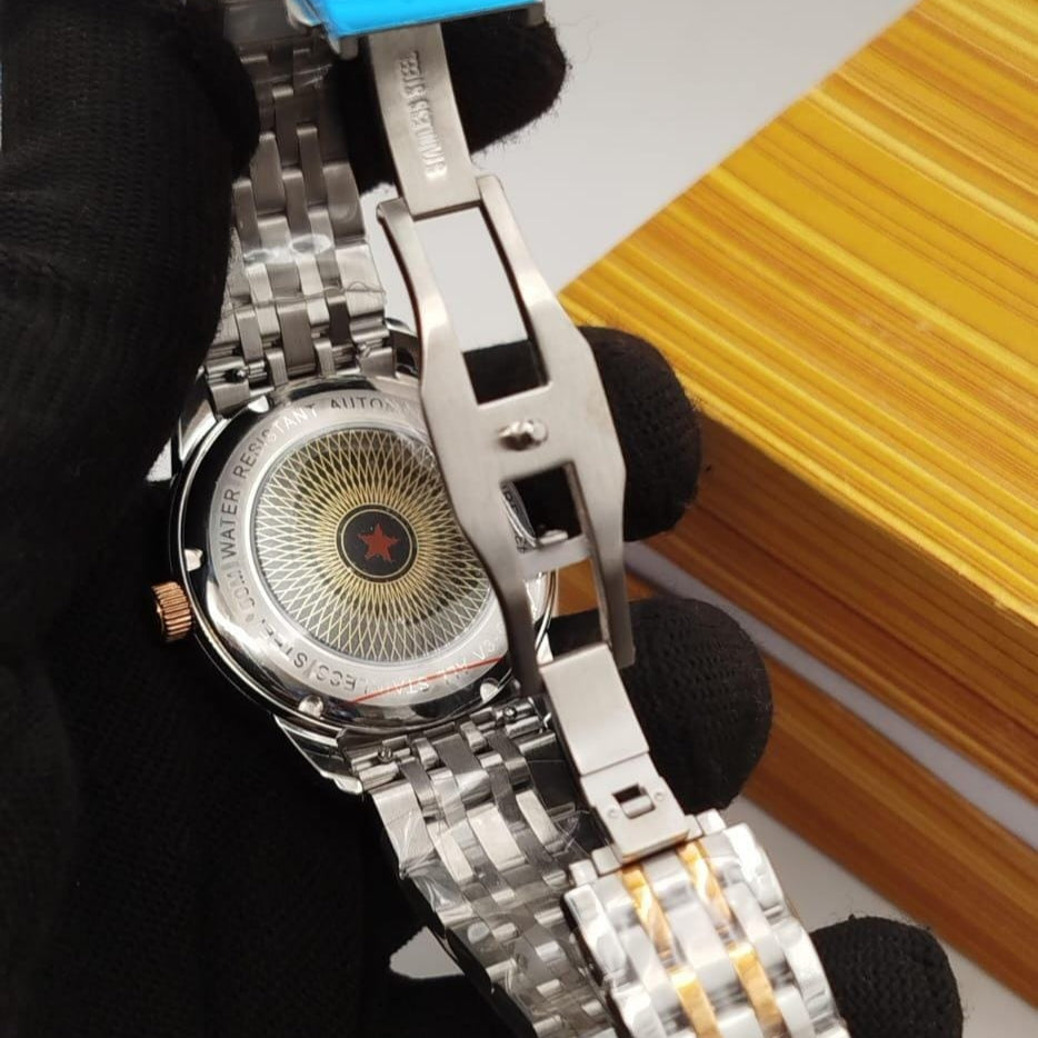 DILANG ORIGINAL-Men's Watch Date Working Stainless Steel Chain Japan Machine - Jewelsoftime