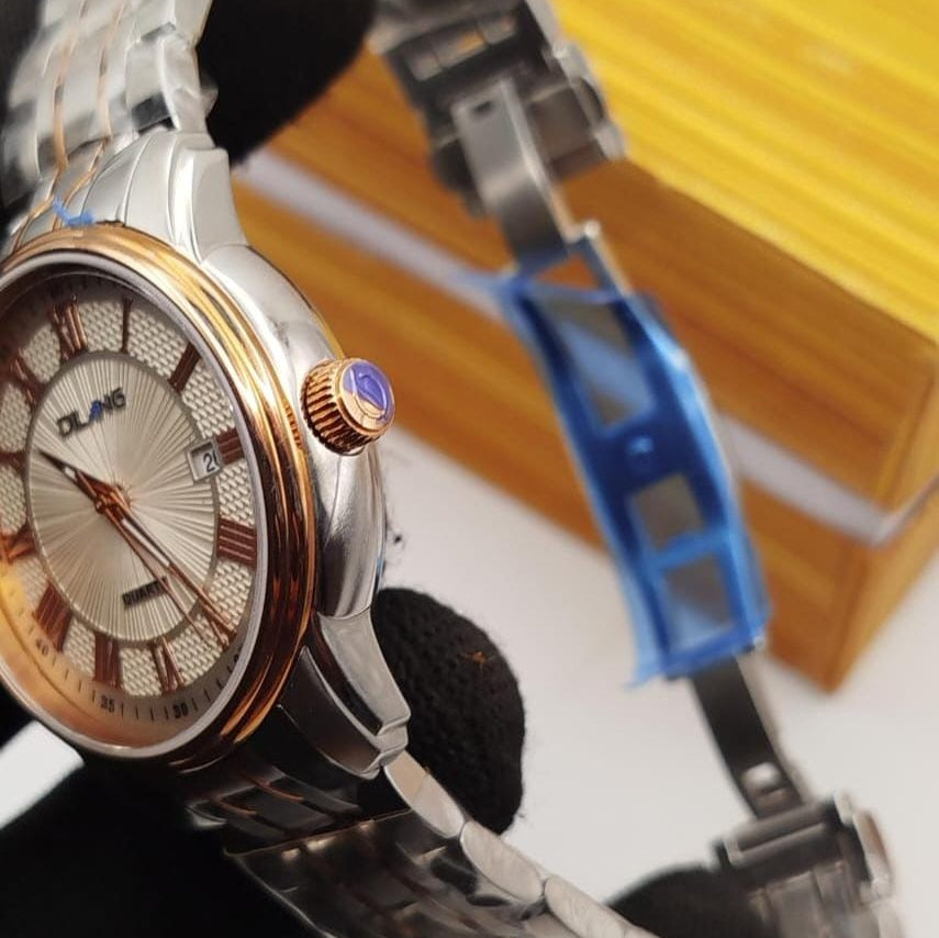 DILANG ORIGINAL-Men's Watch Date Working Stainless Steel Chain Japan Machine - Jewelsoftime