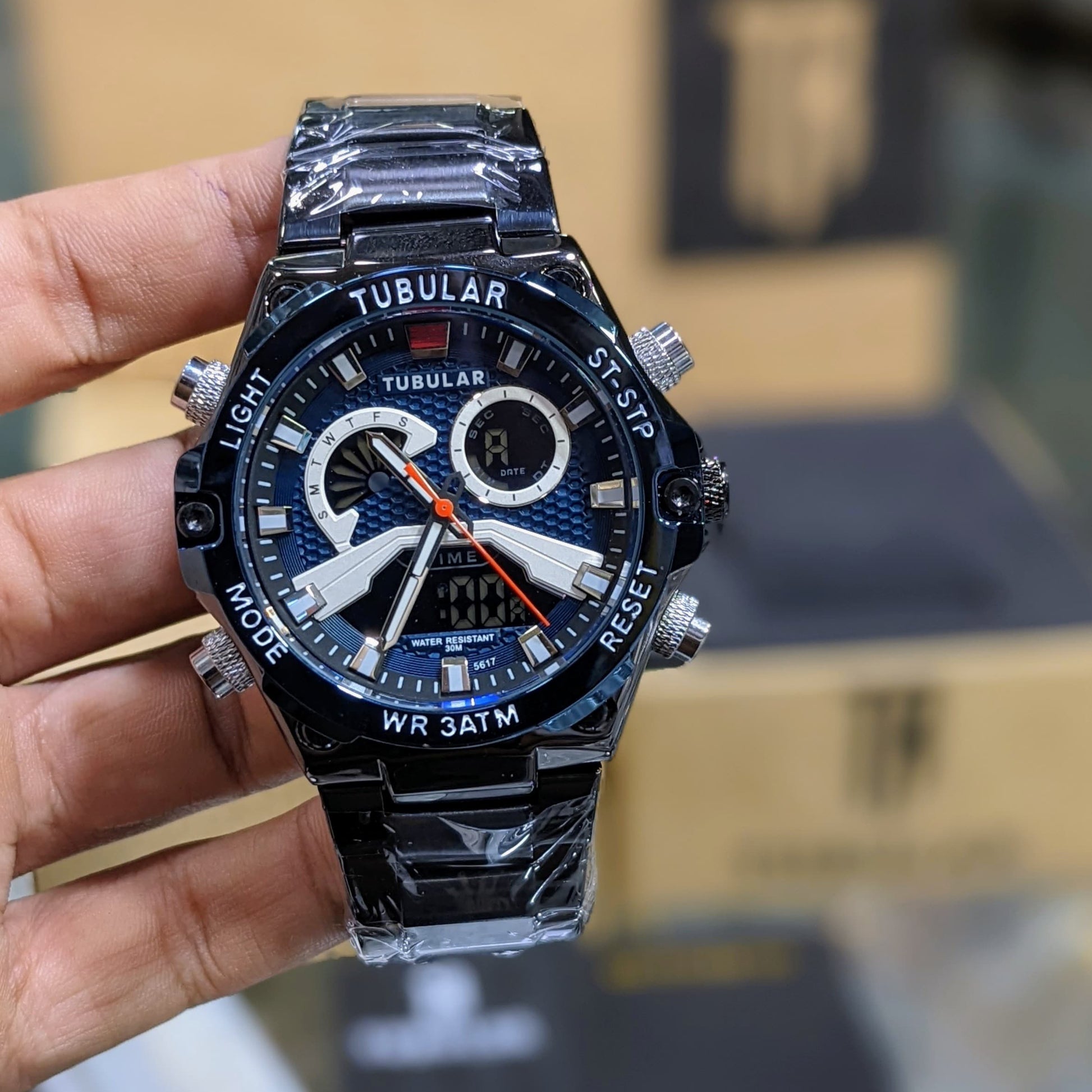 ORIGINAL TUBLAR DUAL TIME SPORTS MEN'S WATCH - Jewelsoftime