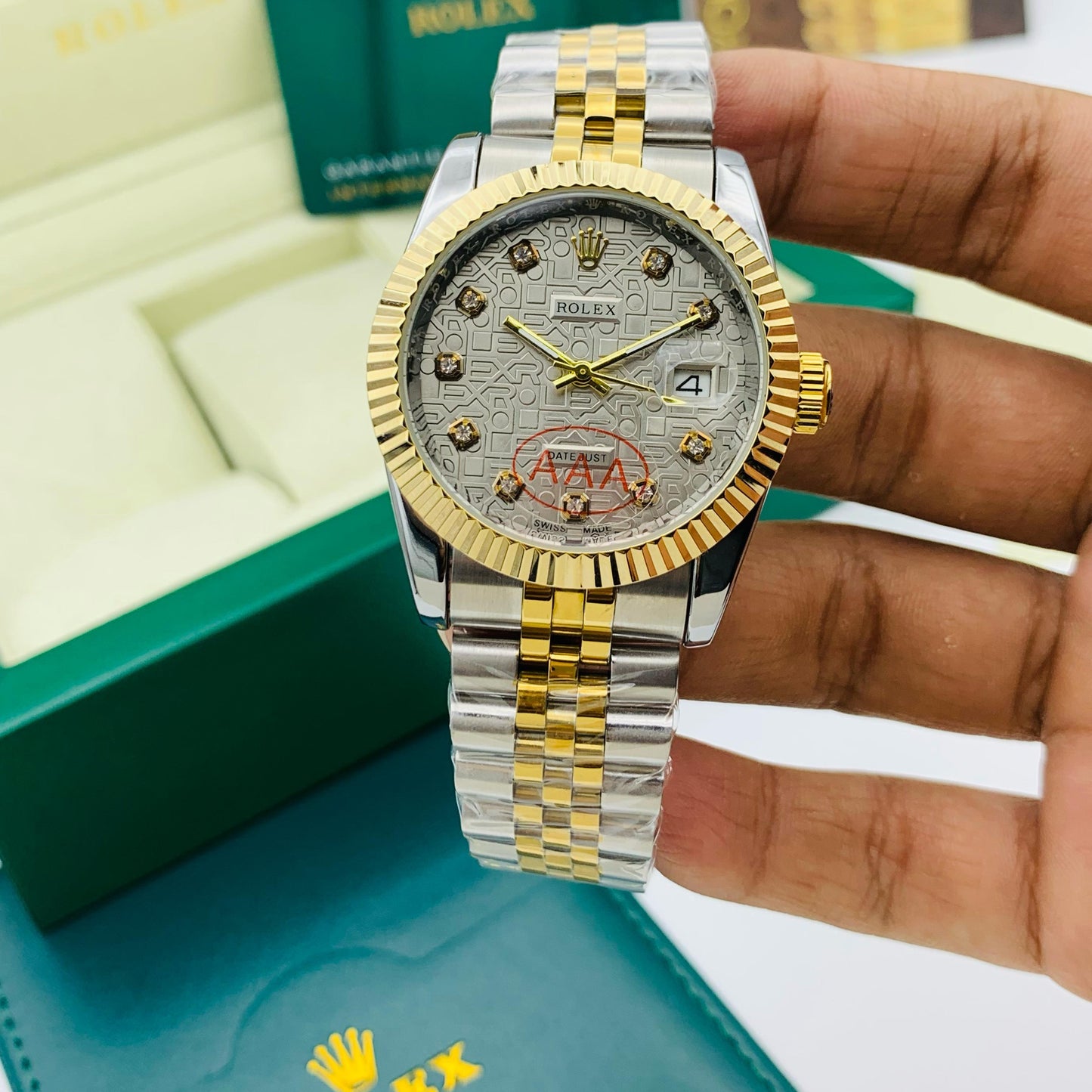 Rolex AAA Gents Collection – Stainless Steel Watch - Jewelsoftime